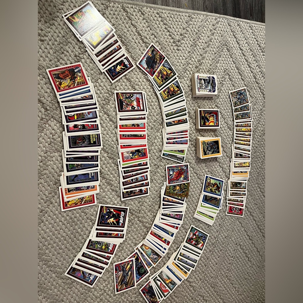 Large Lot of Vintage 1991 GI Joe Trading Cards